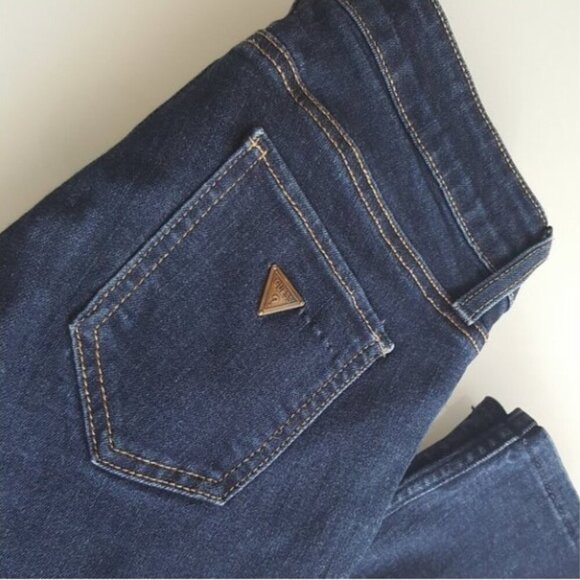 GUESS Power Skinny Jeans - Dark - Picture 2 of 15